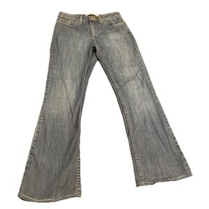 Merona Premium‎ Denim Women's Mid Rise Bootcut Jeans Blue Size 6 Stretch